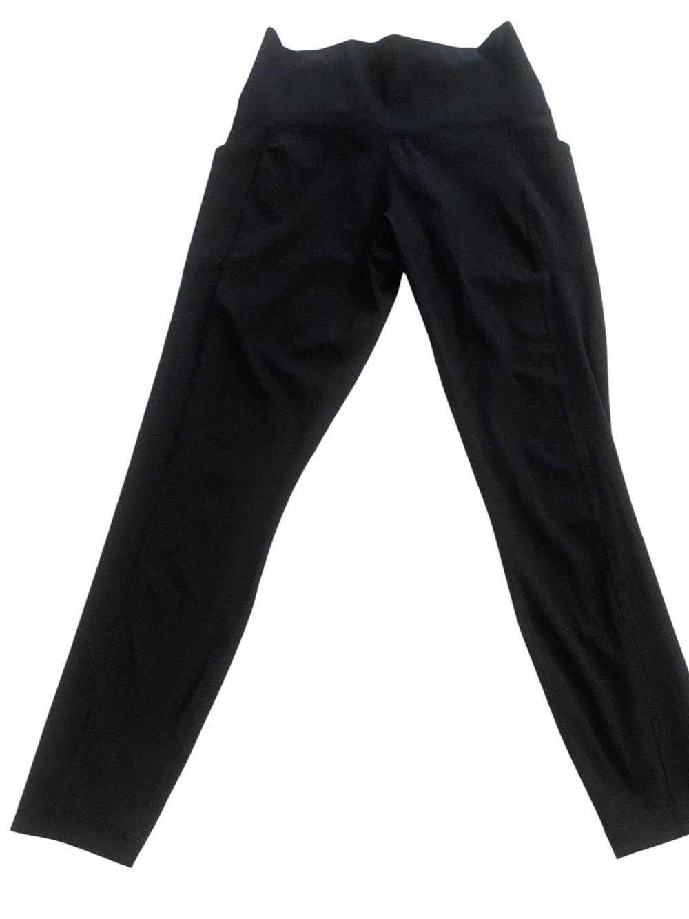 Yogalicious Black High-Waist Crop Performance Leggings size medium
